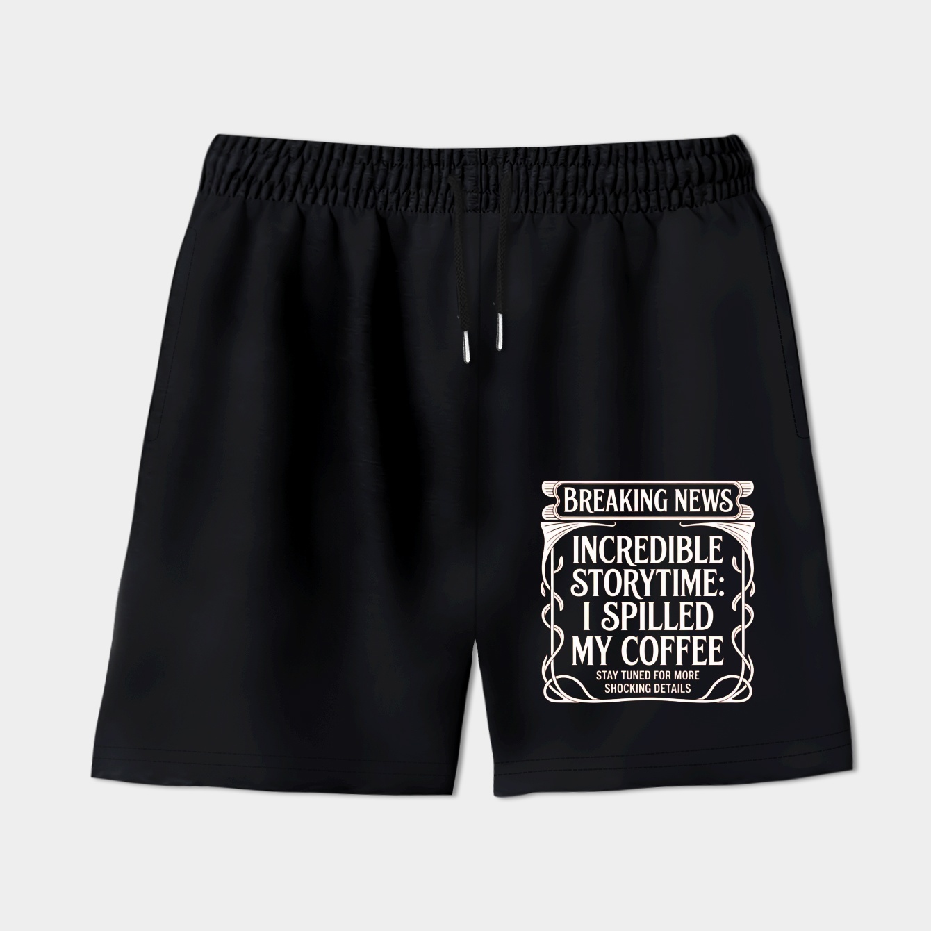 Breaking News Coffee Catastrophe Women's Shorts