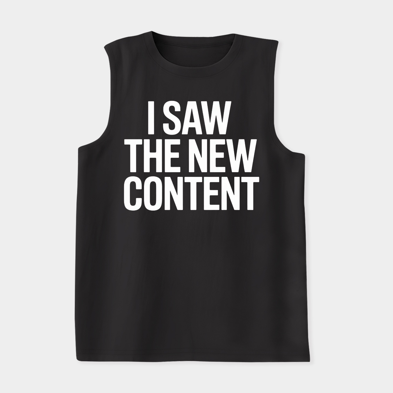 I Saw the New Content Women's Soft Tank Top