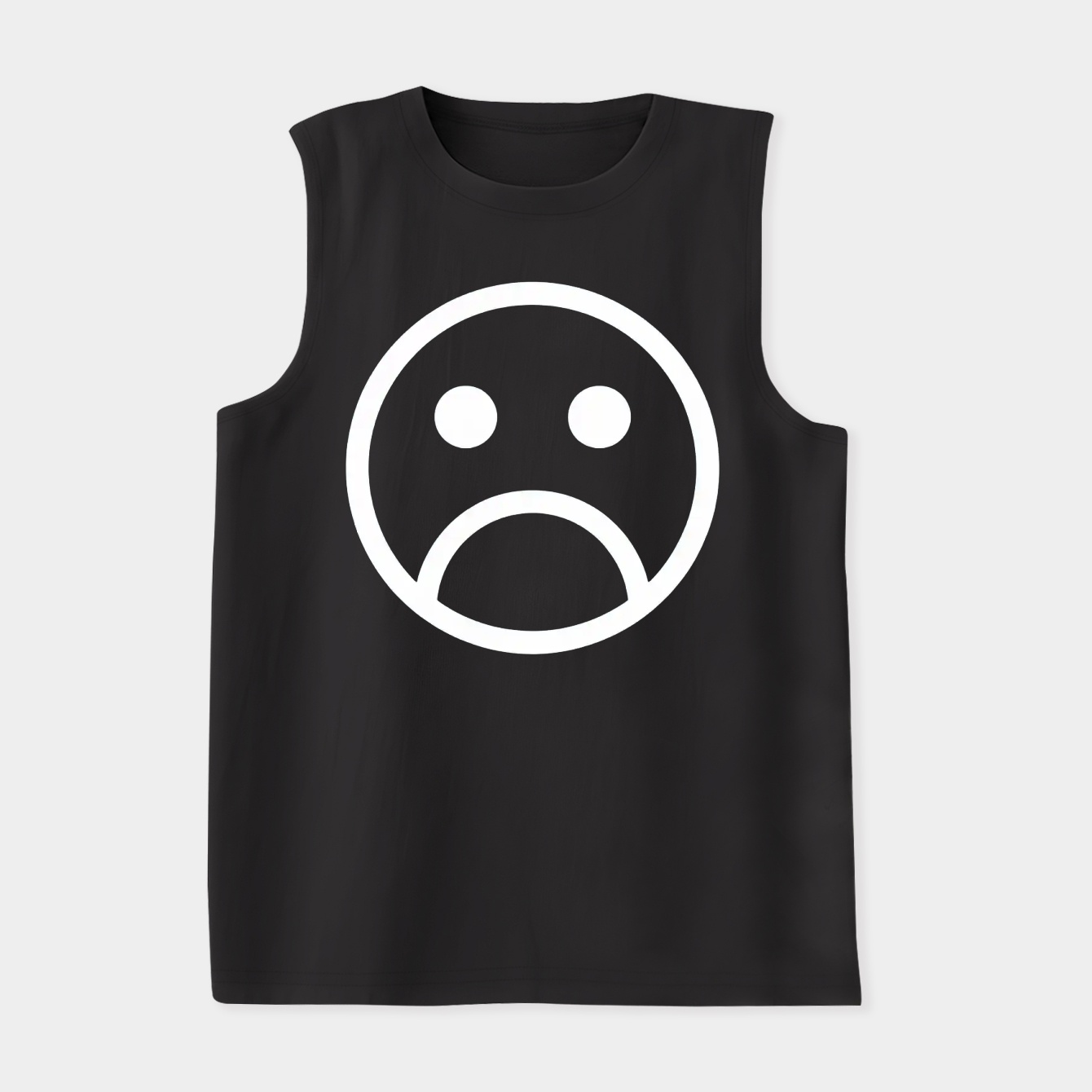 Upside Down Smiley Face Women's Soft Tank Top