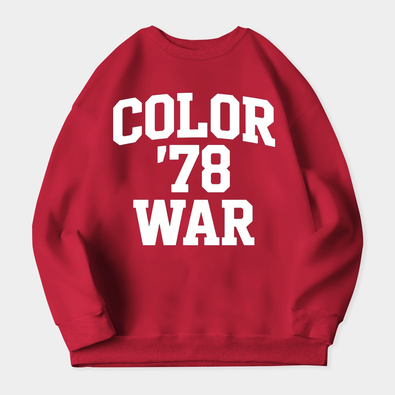 Color War '78 Fear Street 1978 Blue Shadyside Women's Crewneck Sweatshirt