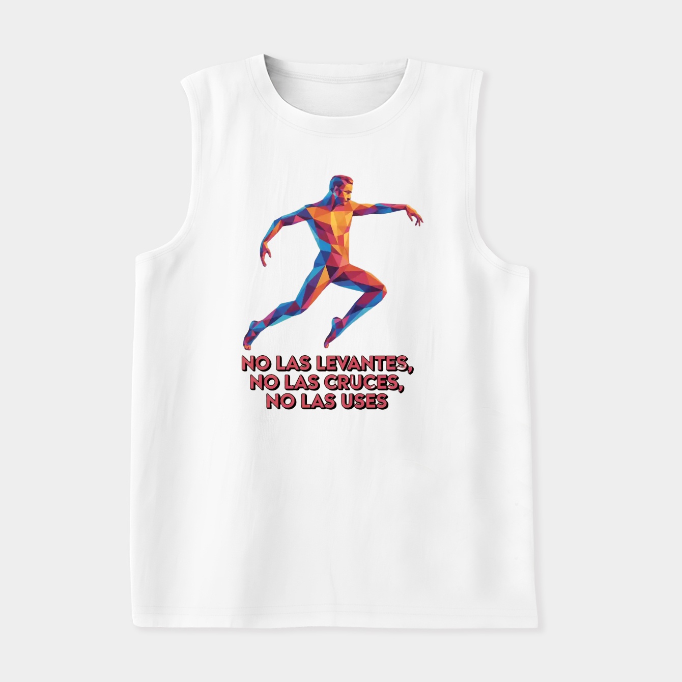No Hands Low-Poly Dancer Women's Soft Tank Top