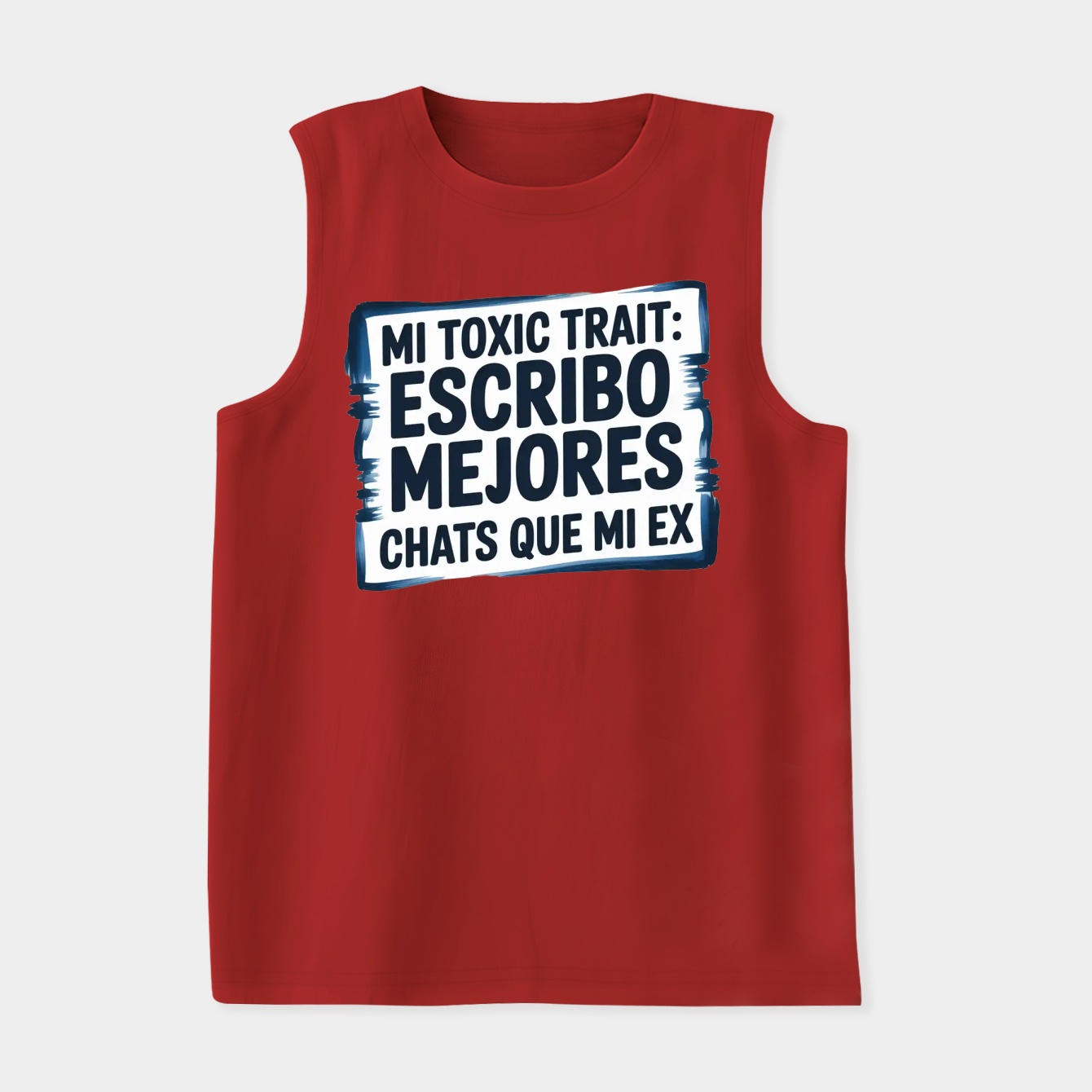Mi Toxic Trait Chat Queen Women's Soft Tank Top