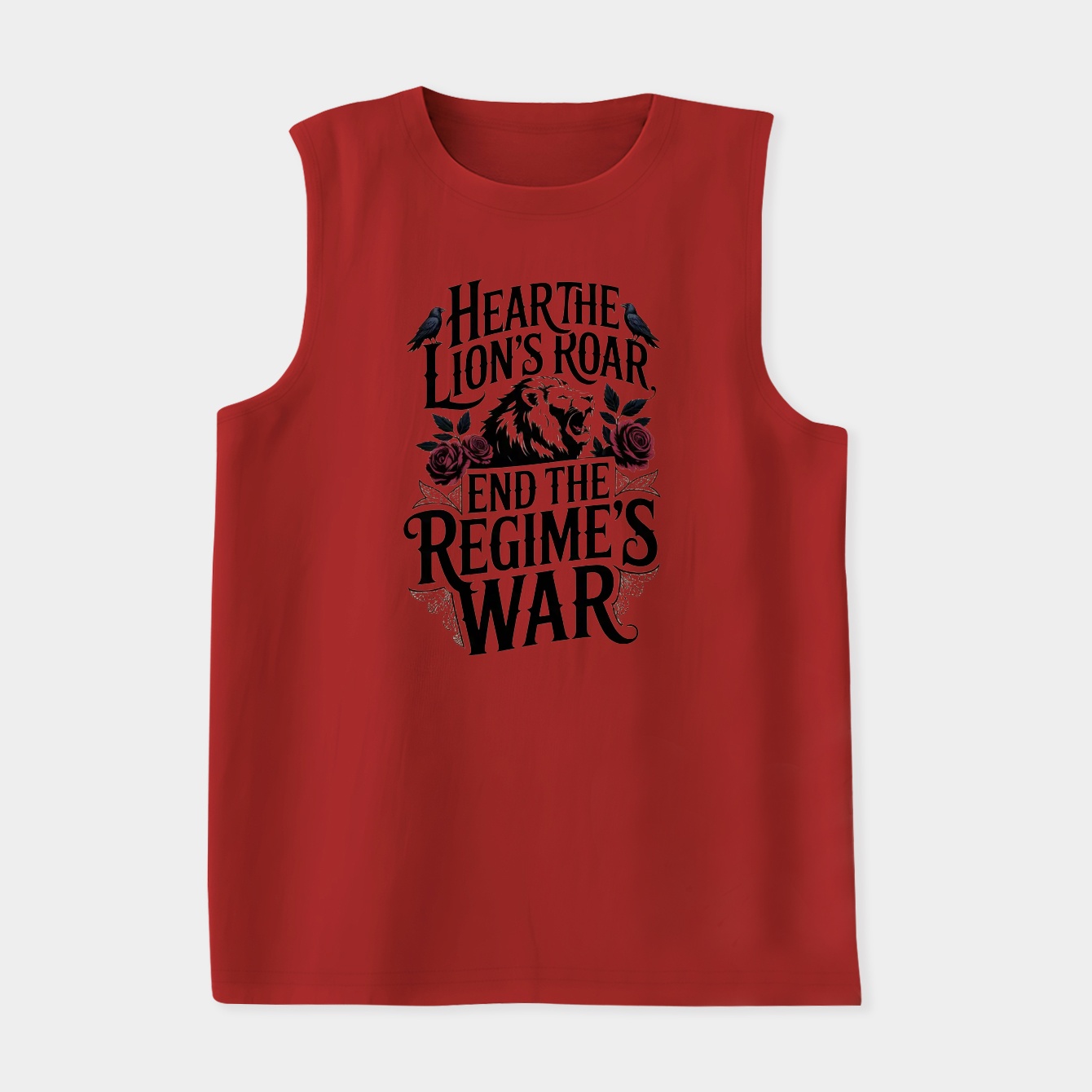 Lion’s Roar Against the Regime Women's Soft Tank Top