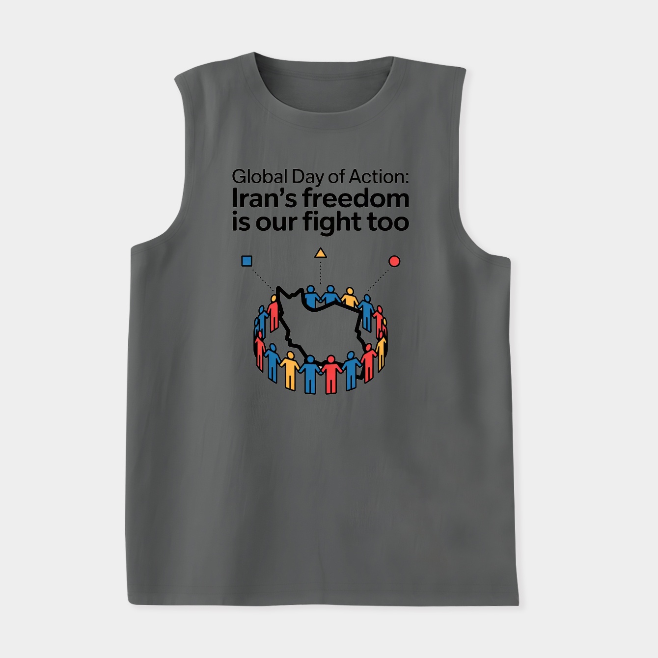 Global Day of Action for Iran Women's Soft Tank Top