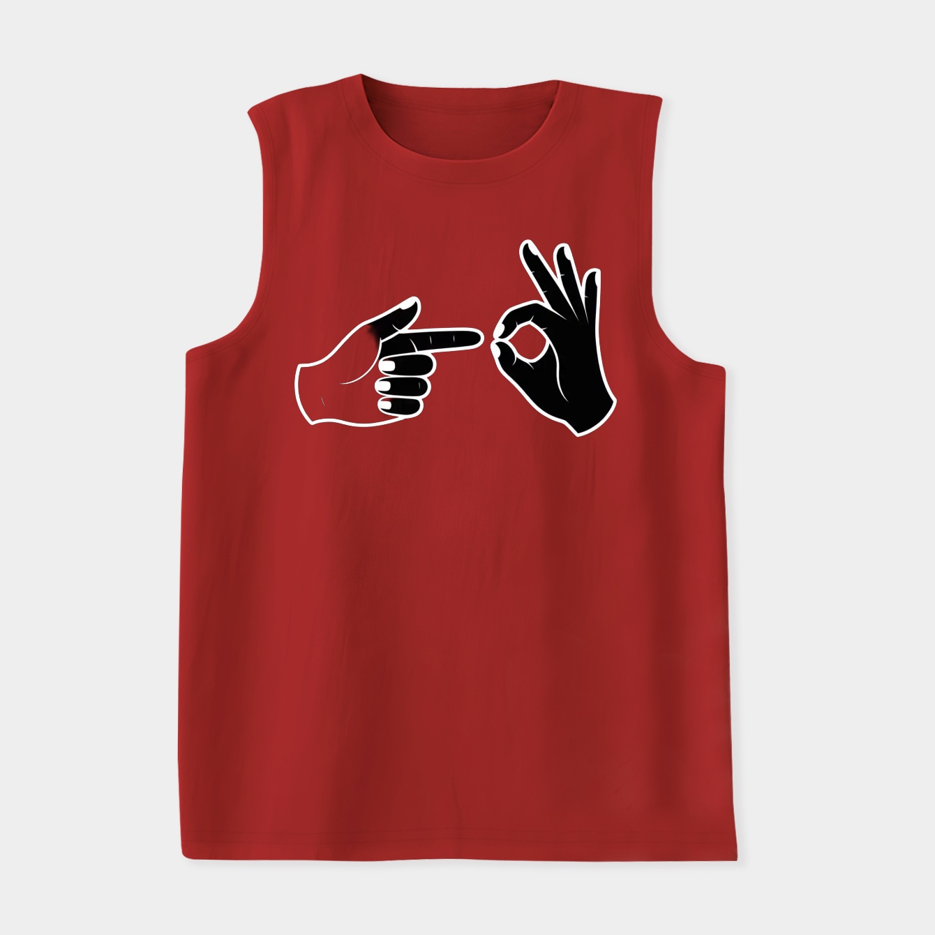 Finger in Hole Hand Emoji - Suggestive Sex Innuendo Women's Soft Tank Top