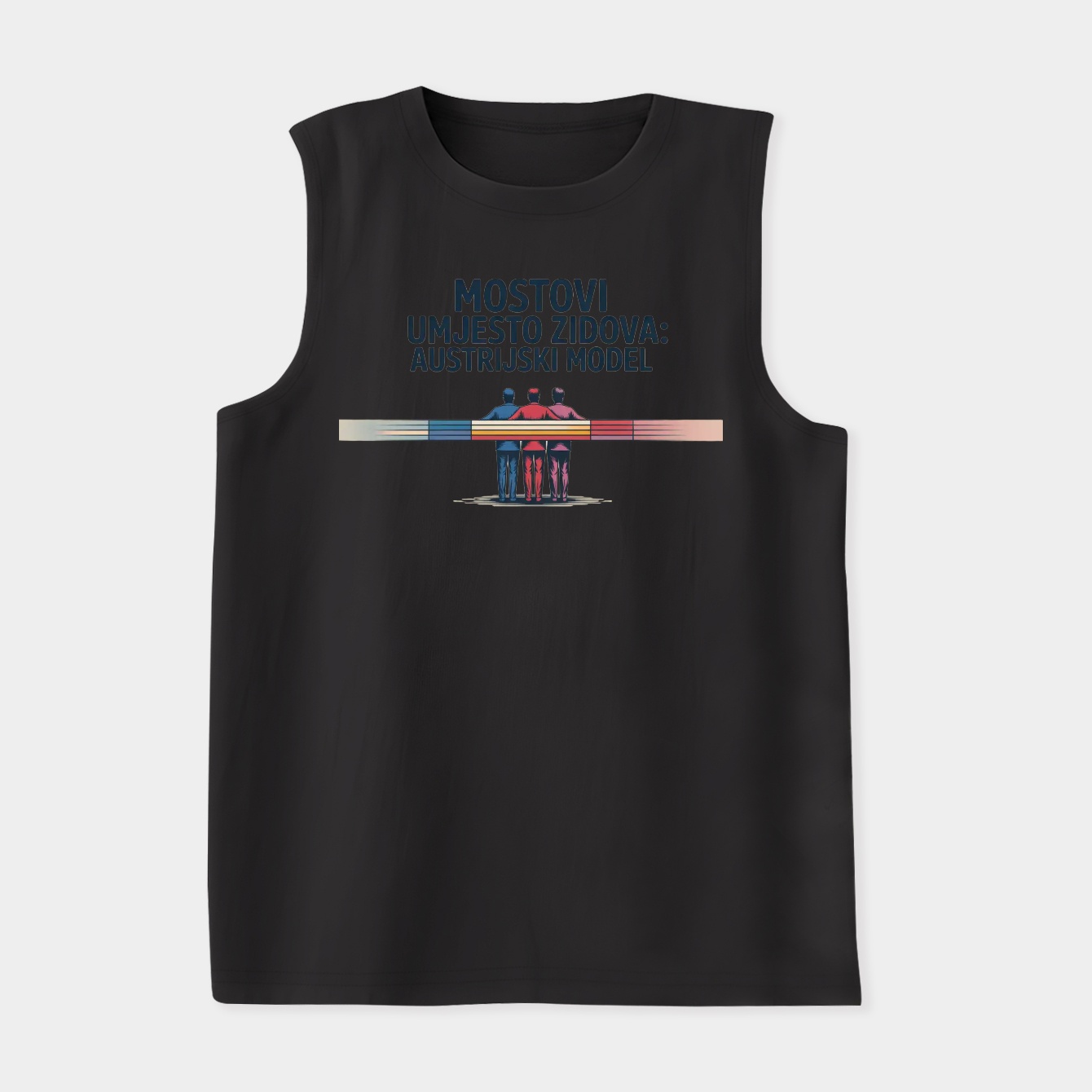 Bridges Not Walls: Austrian Model Women's Soft Tank Top