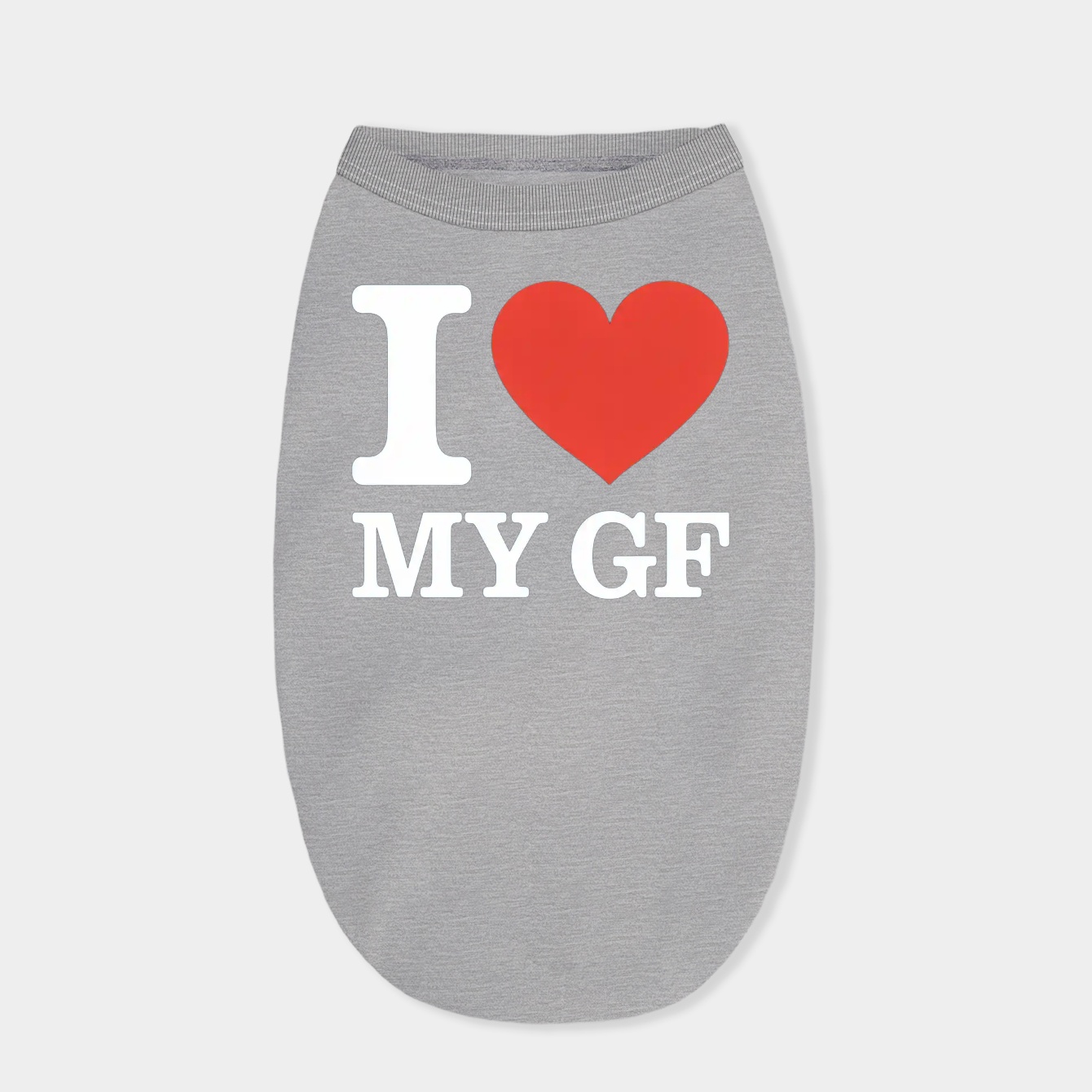 I Love My GF - Cute Relationship Design Dog Shirt