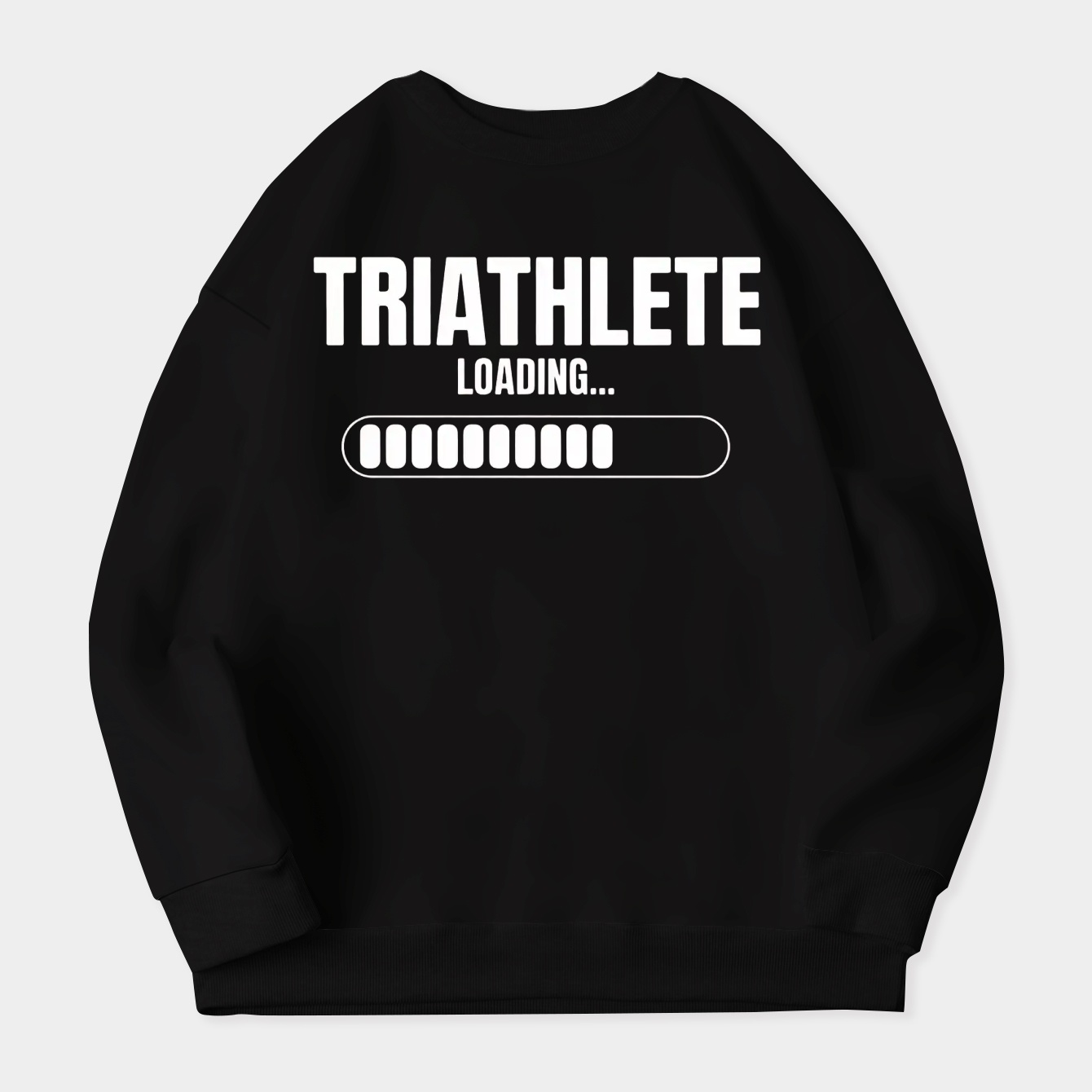 Triathlete Loading Bar Women's Crewneck Sweatshirt