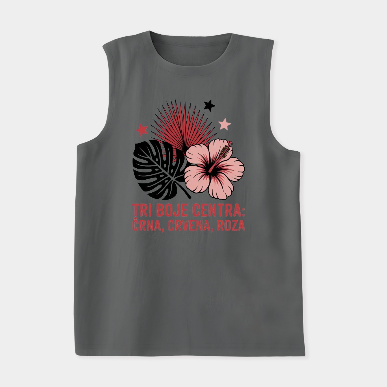 Tri-Color Centrist Unity Leaves Women's Soft Tank Top