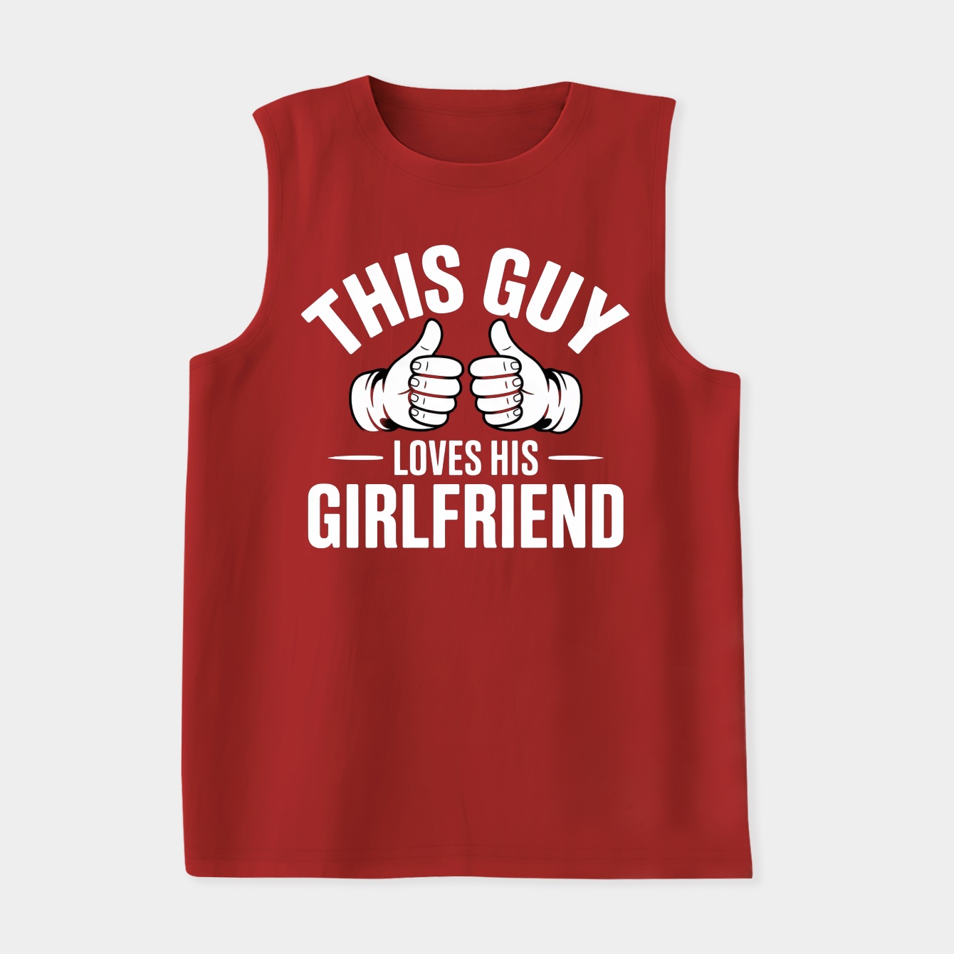 This Guy Loves His Girlfriend Women's Soft Tank Top