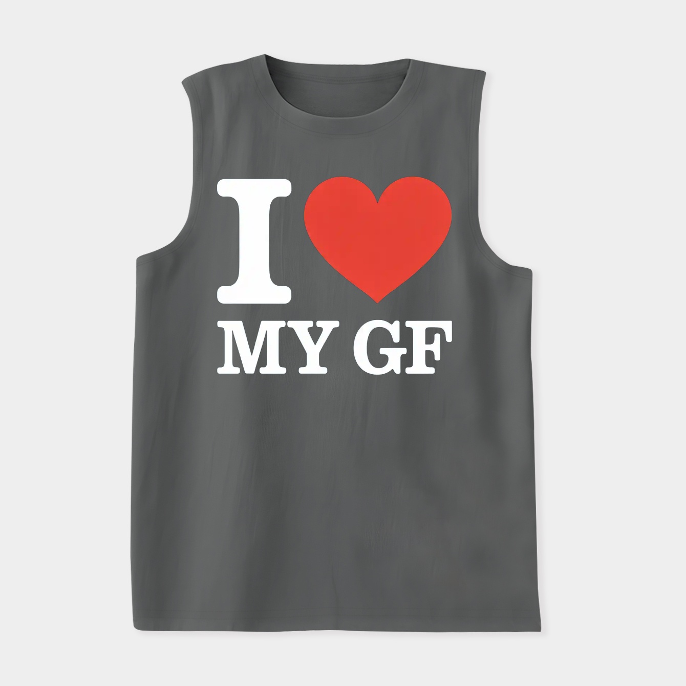 I Love My GF - Cute Relationship Design Women's Soft Tank Top