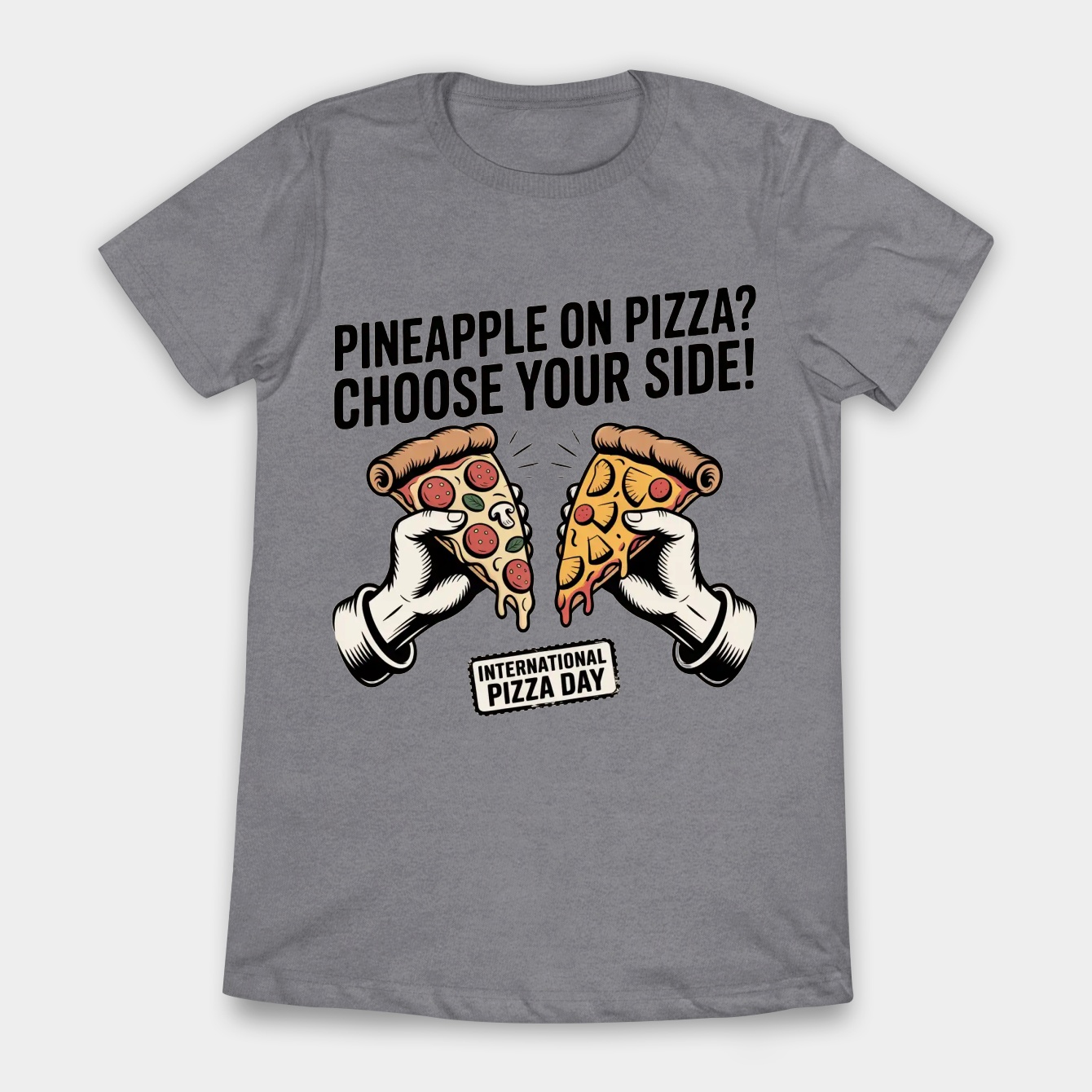 Pineapple Pizza Propaganda Showdown Women's T-Shirt