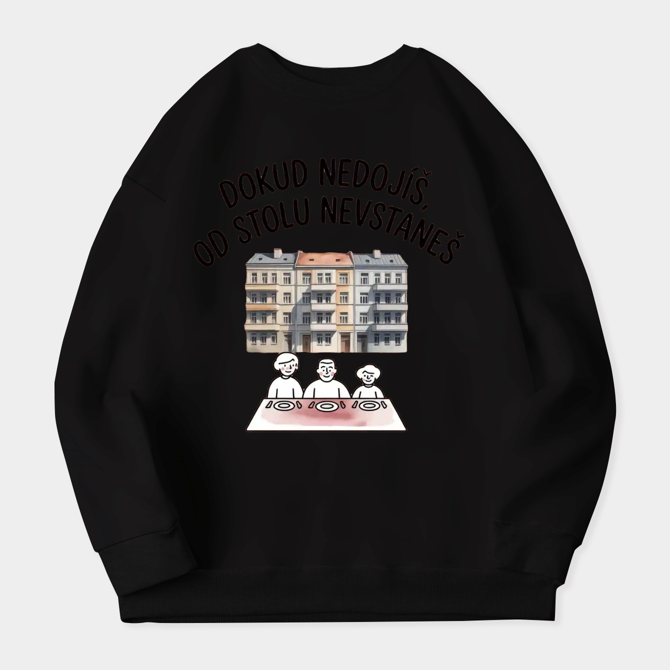 Czech Family Dinner Ultimatum Women's Crewneck Sweatshirt