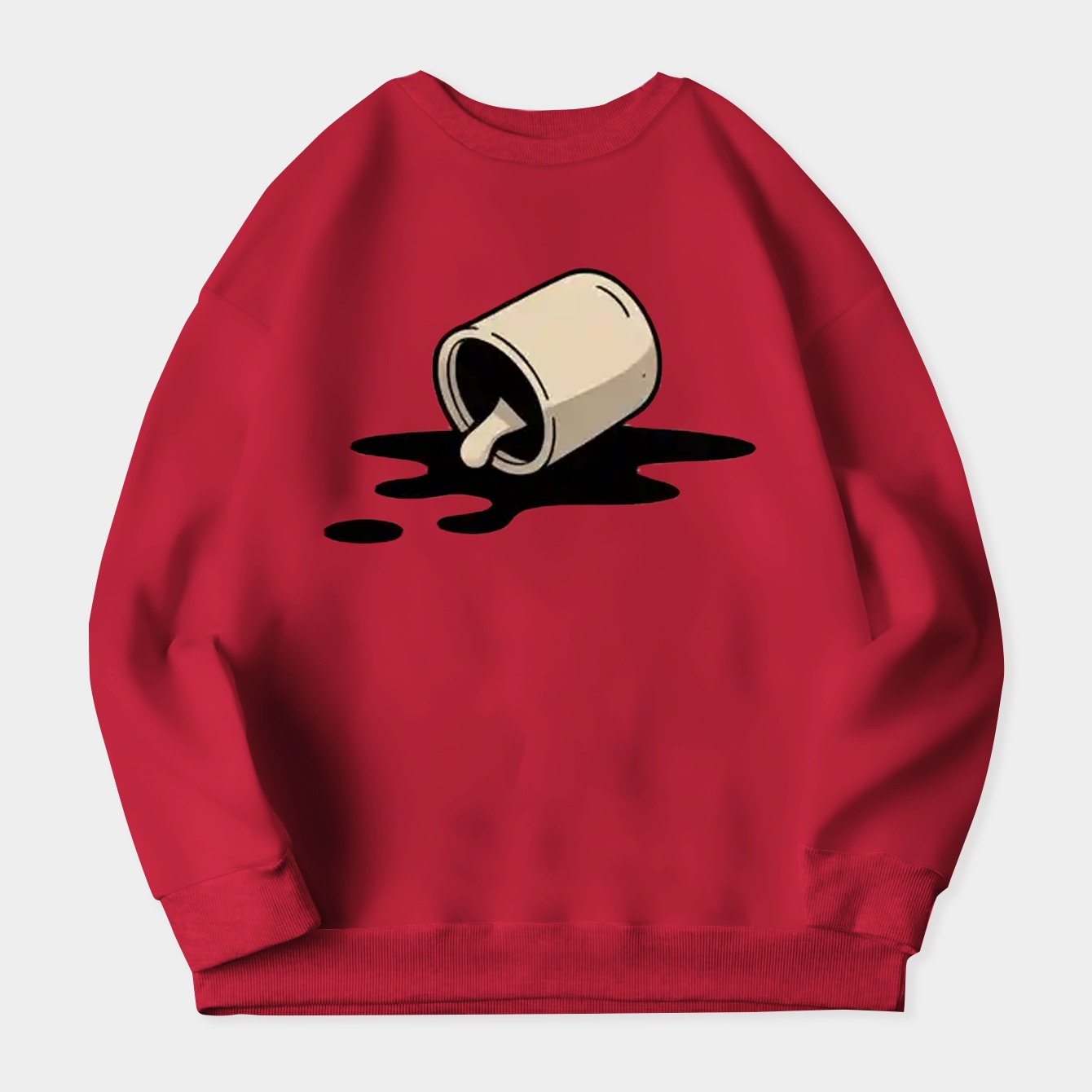 Steampunk Storytime: Spilled Coffee Saga Women's Crewneck Sweatshirt