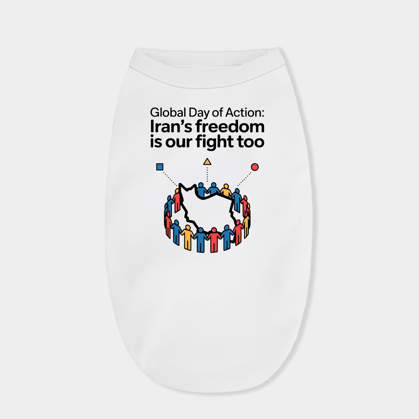 Global Day of Action for Iran Dog Shirt
