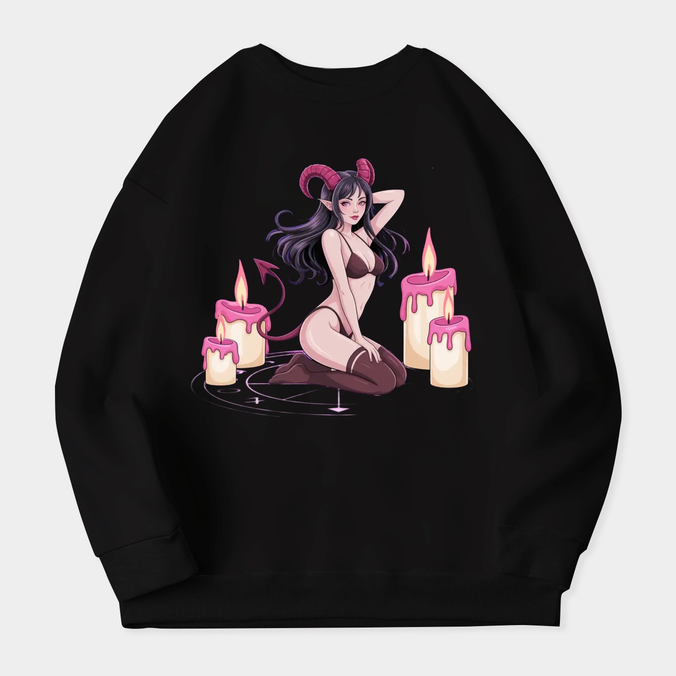 Succubus Girl Women's Crewneck Sweatshirt