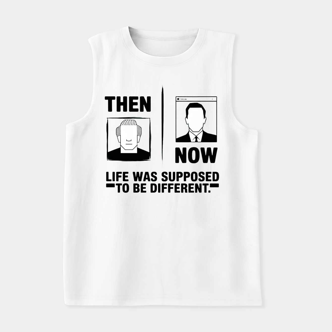 Then vs Now: Different Life Women's Soft Tank Top