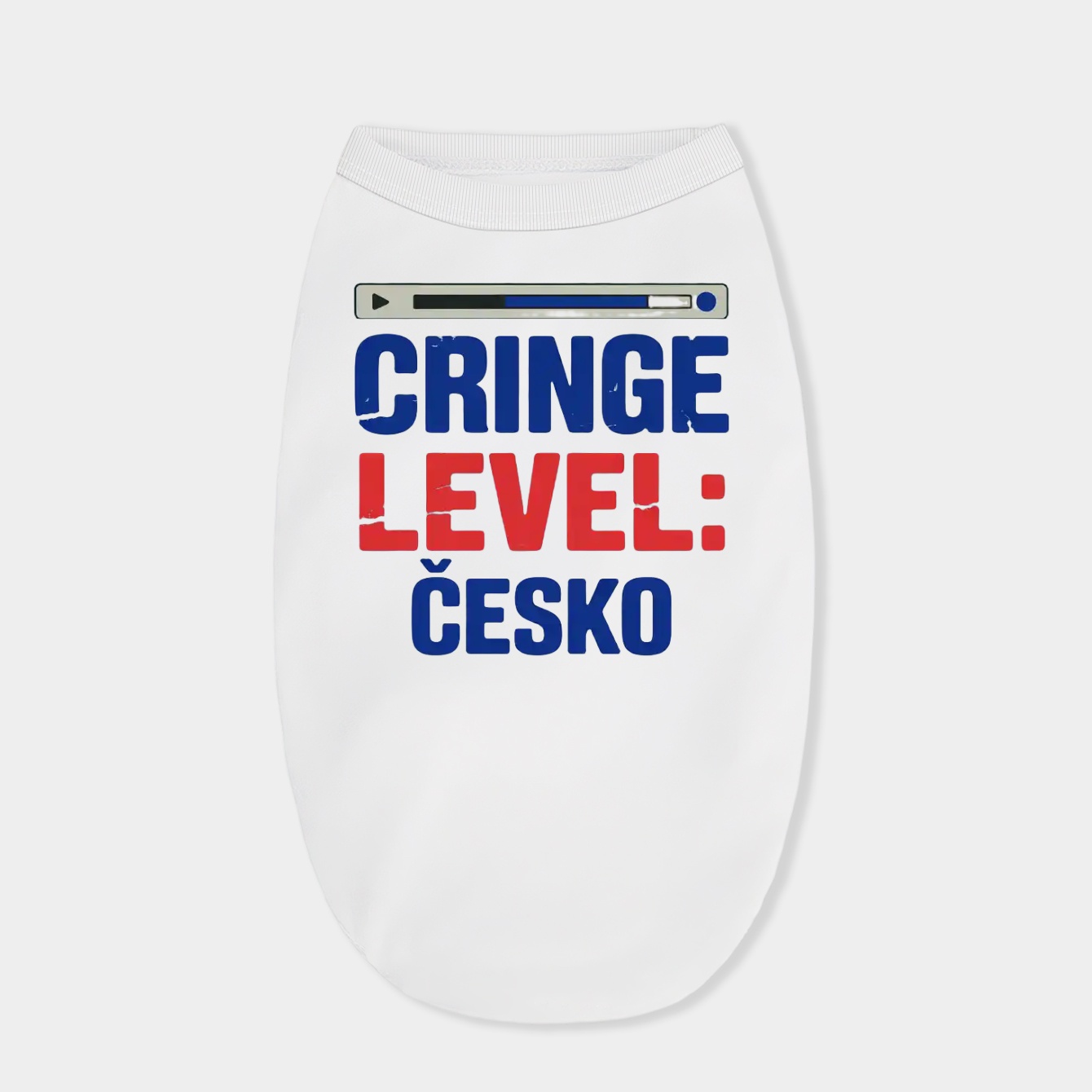 Cringe Level: Česko Meme Bar Dog Shirt