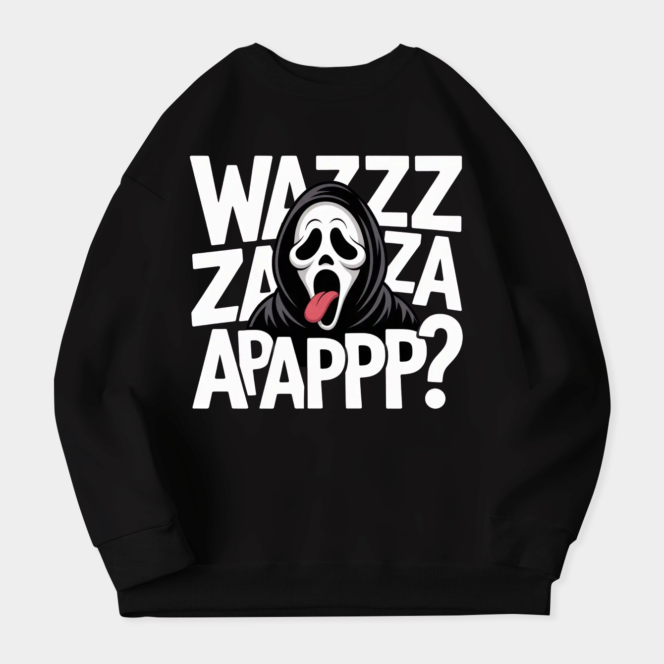 scary movie wazzzap? Women's Crewneck Sweatshirt