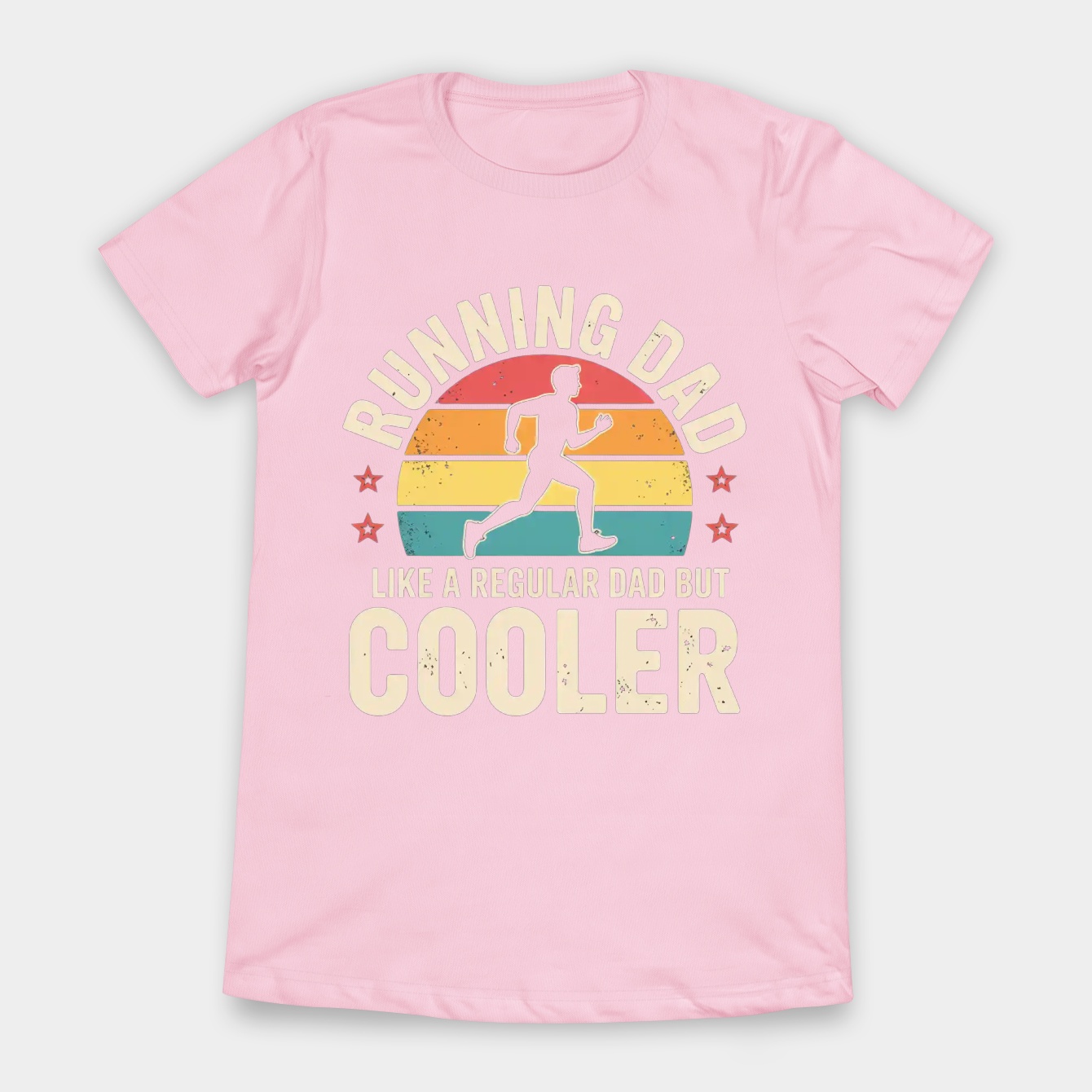 Running Dad Like A Regular Dad But Cooler Retro Women's T-Shirt