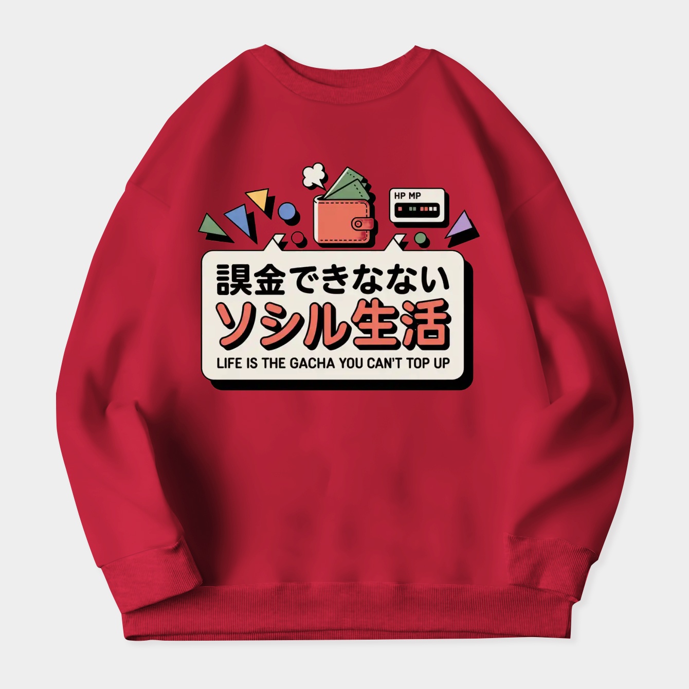 Life Is the Real Gacha Women's Crewneck Sweatshirt