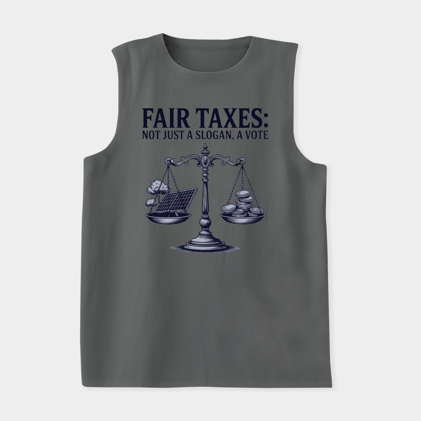 Fair Taxes Balance the Future Women's Soft Tank Top