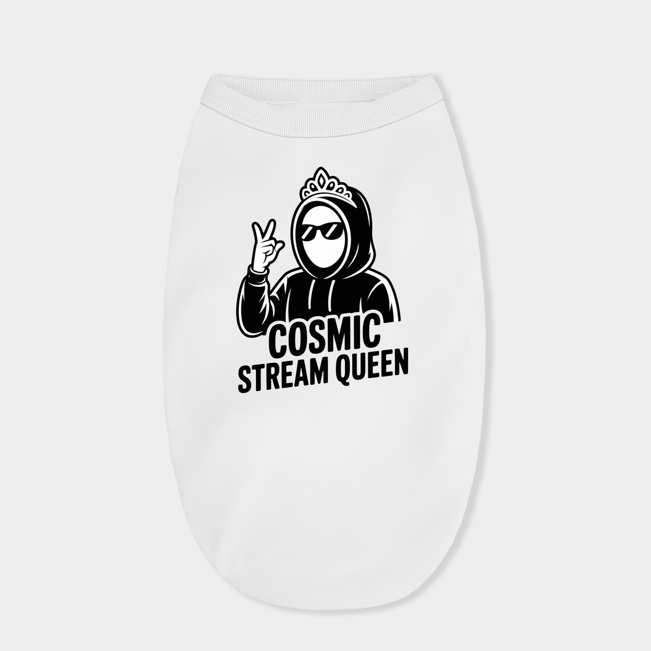 Cosmic Stream Queen Anonymous Vibe Dog Shirt