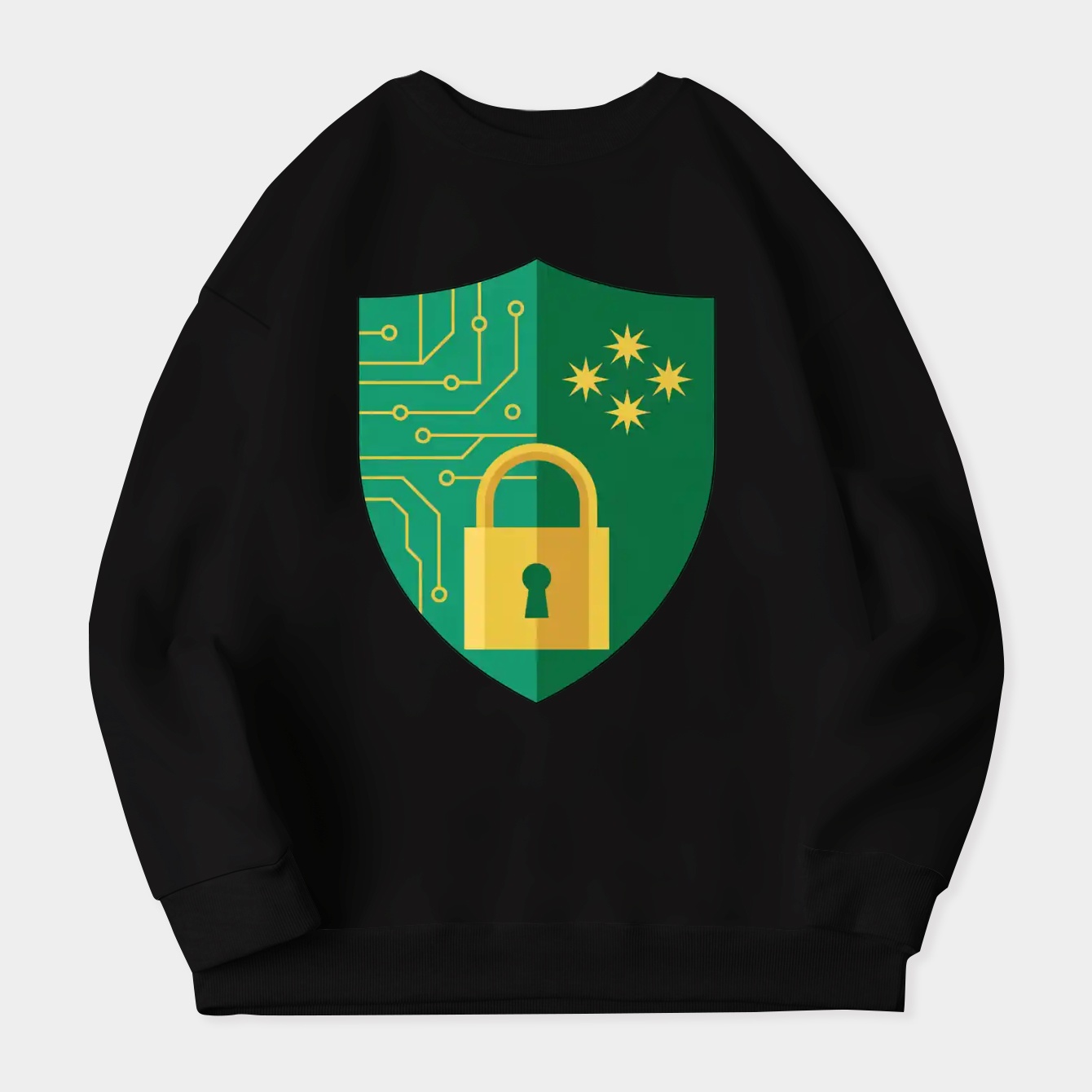 Southern Cross AI Security Shield Women's Crewneck Sweatshirt