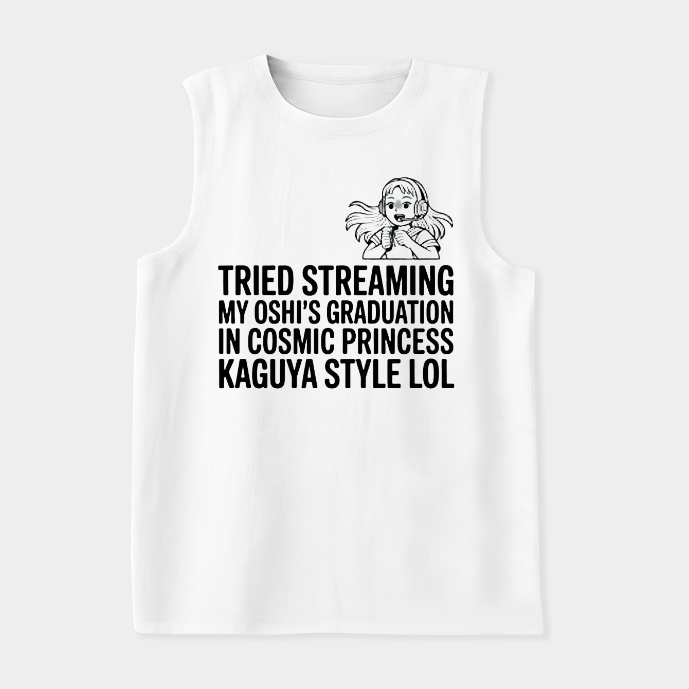 Cosmic Kaguya VTuber Graduation Stream Women's Soft Tank Top