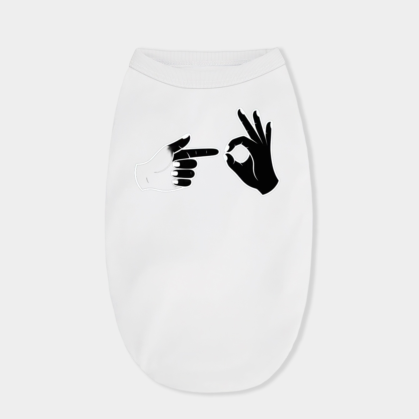 Finger in Hole Hand Emoji - Suggestive Sex Innuendo Dog Shirt