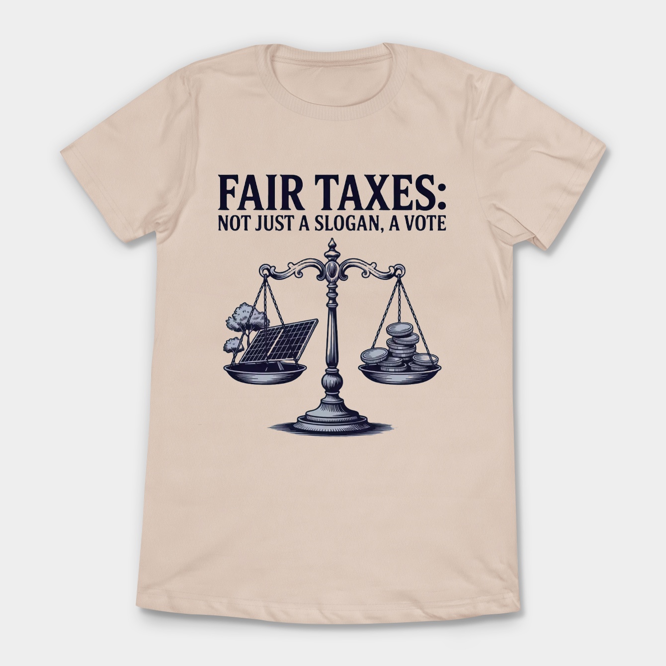 Fair Taxes Balance the Future Women's T-Shirt