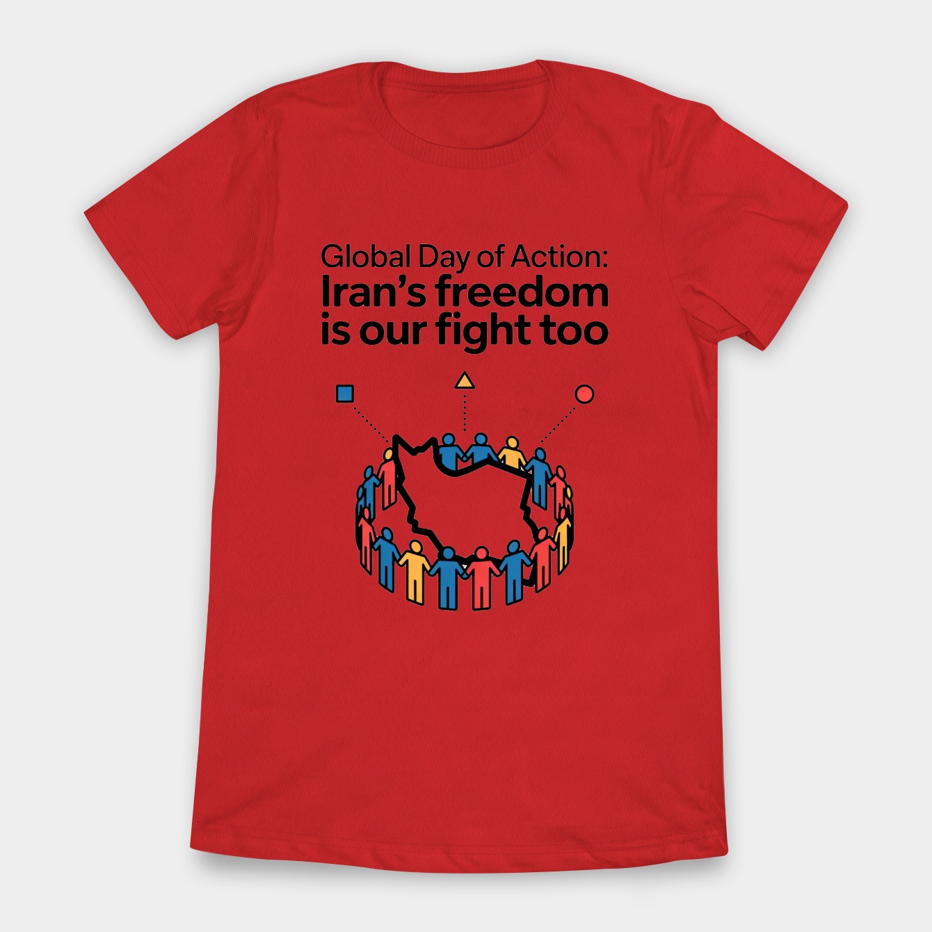 Global Day of Action for Iran Women's T-Shirt