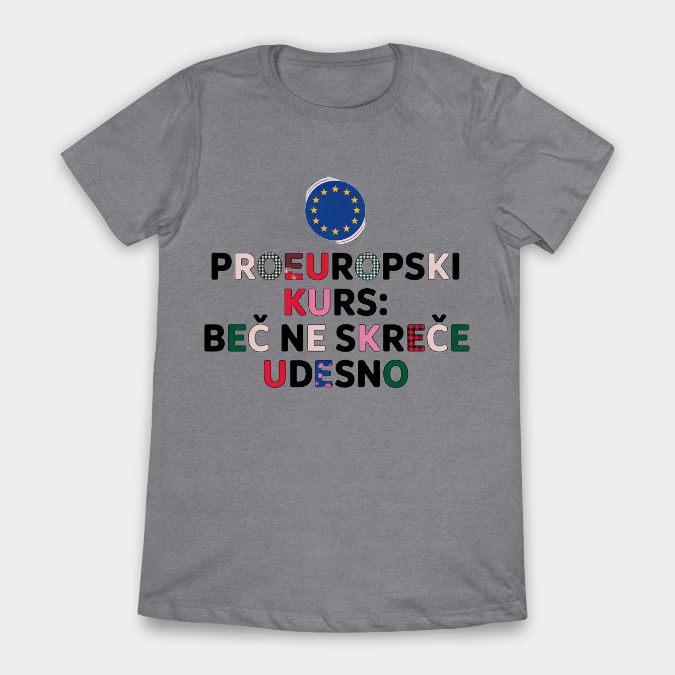 Pro-European Vienna Stays Center Women's T-Shirt