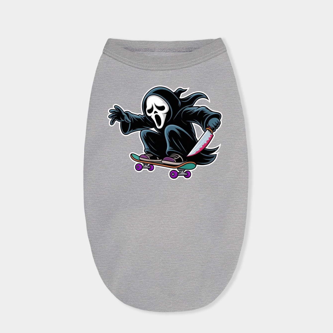 ghostface skate Dog Shirt
