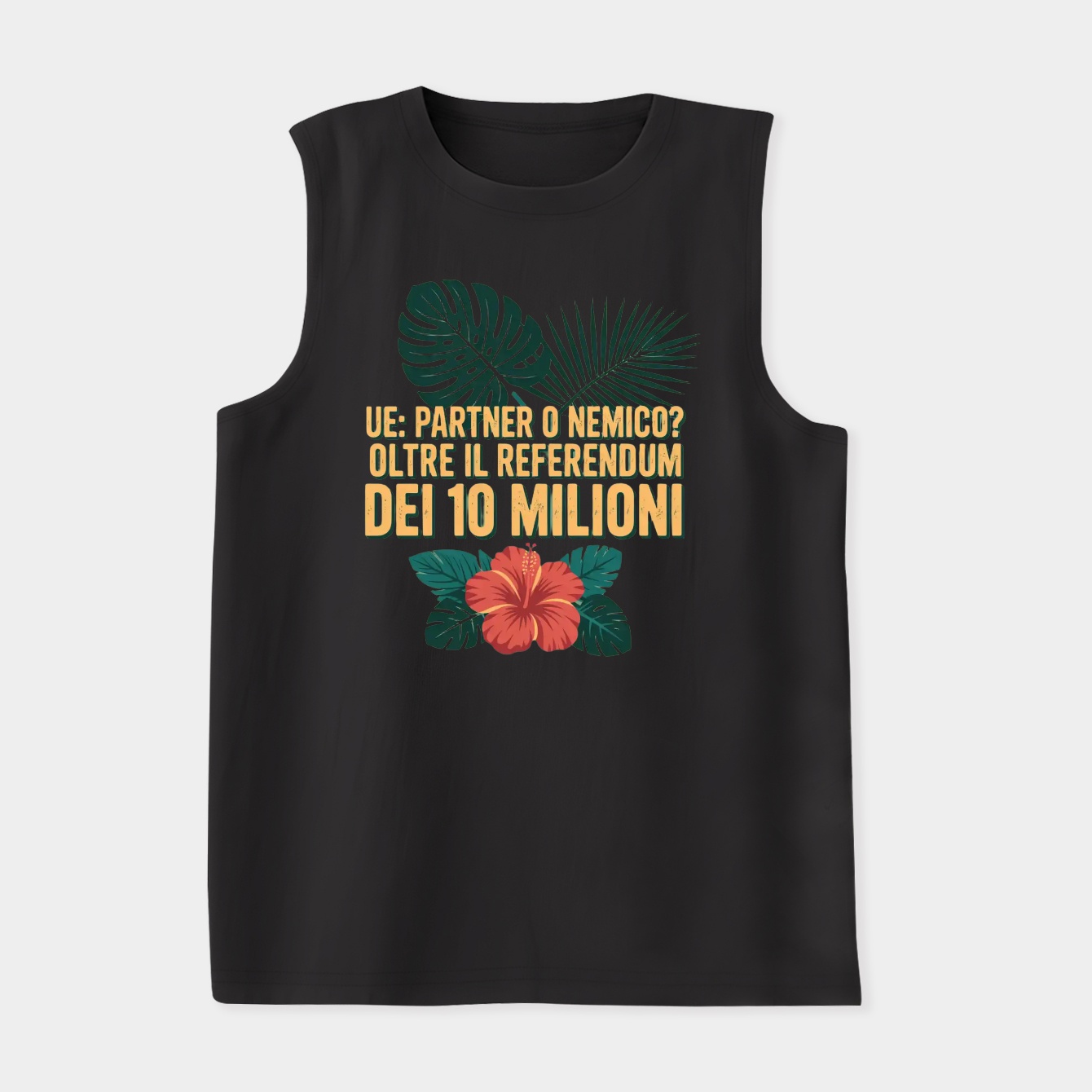Tropical Debate: EU Friend or Foe Women's Soft Tank Top