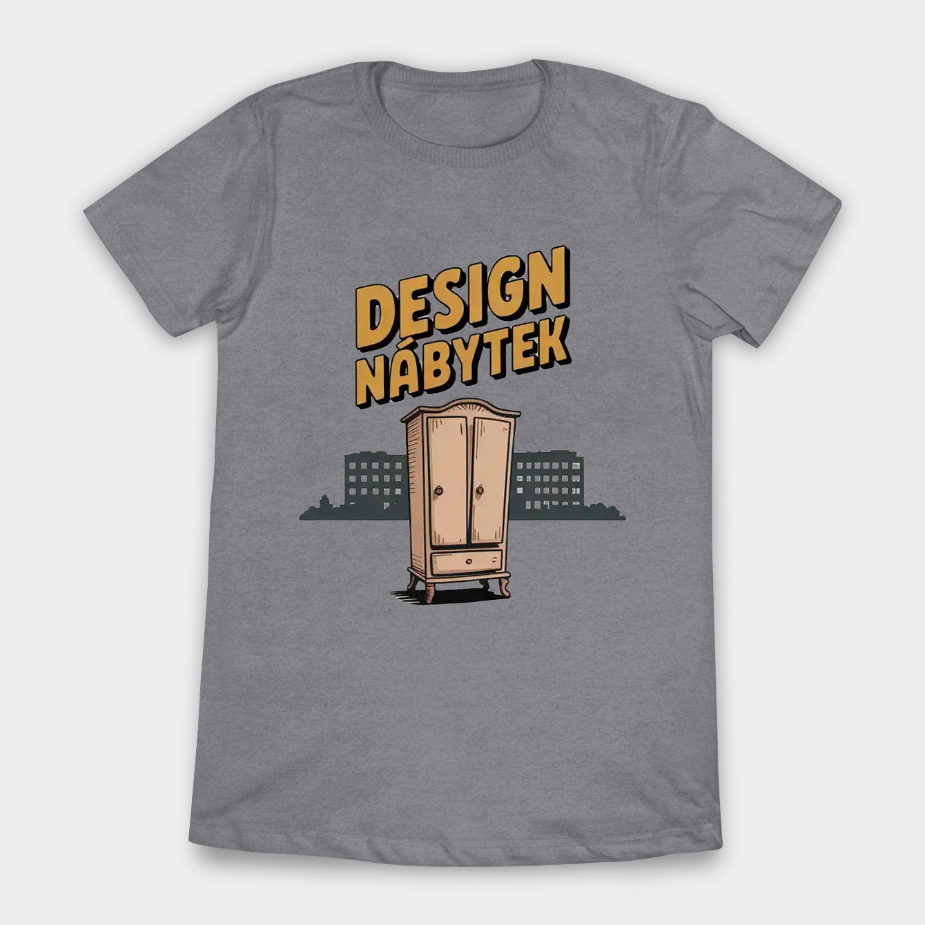 Crooked Wardrobe Czech Panelák Women's T-Shirt