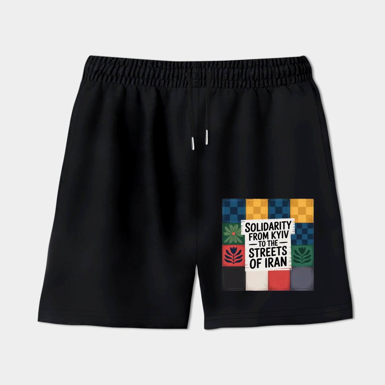 Solidarity from Kyiv to Iran Women's Shorts