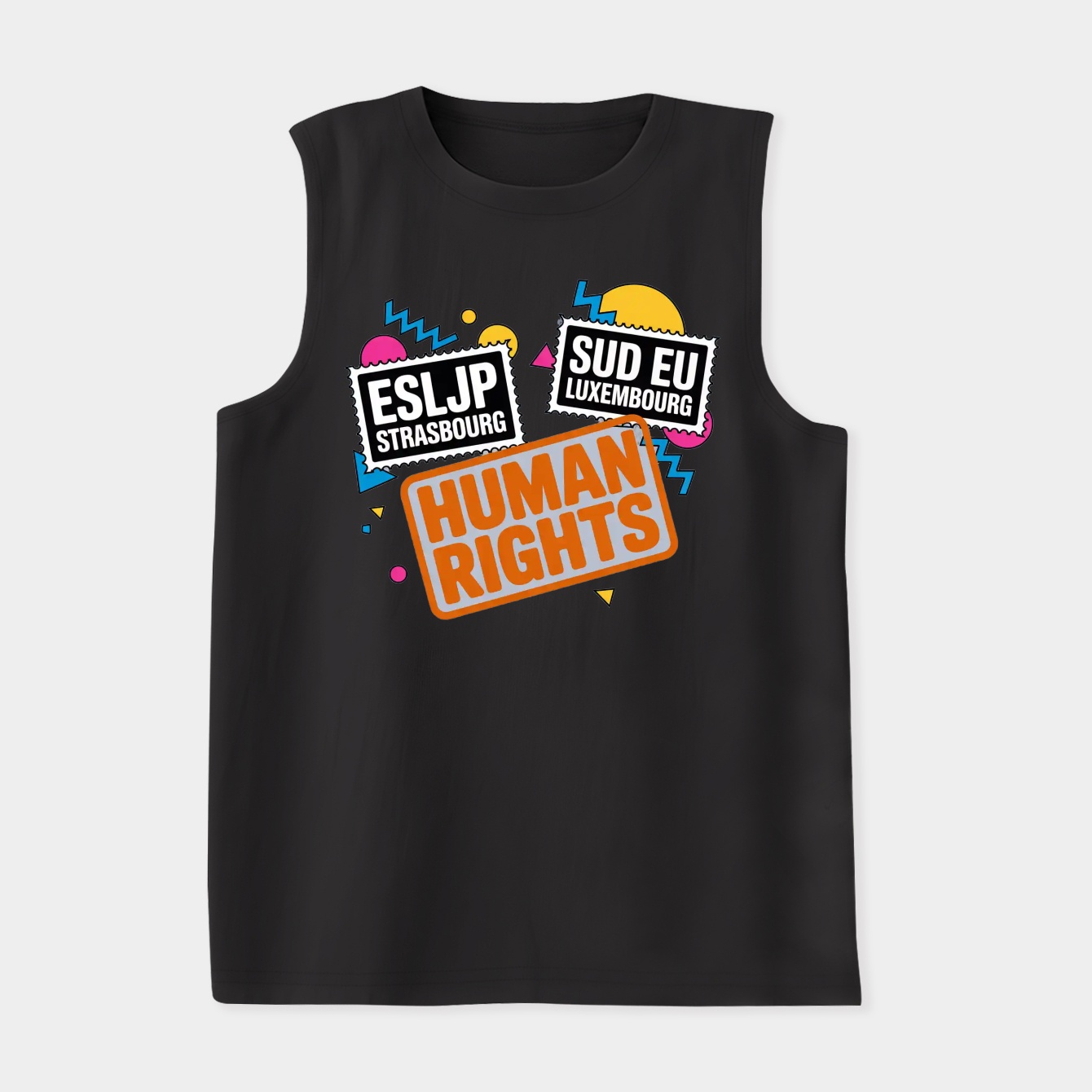 Human Rights Memphis Stamp Duo Women's Soft Tank Top
