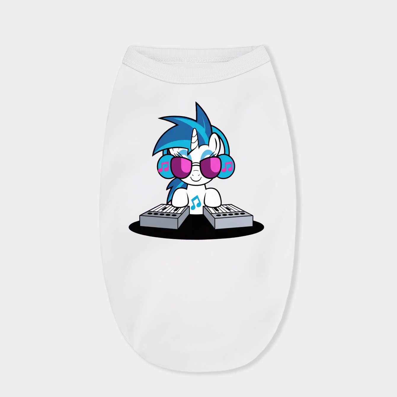 My Little Pony DJ Pon-3 Tie-Dye Dog Shirt