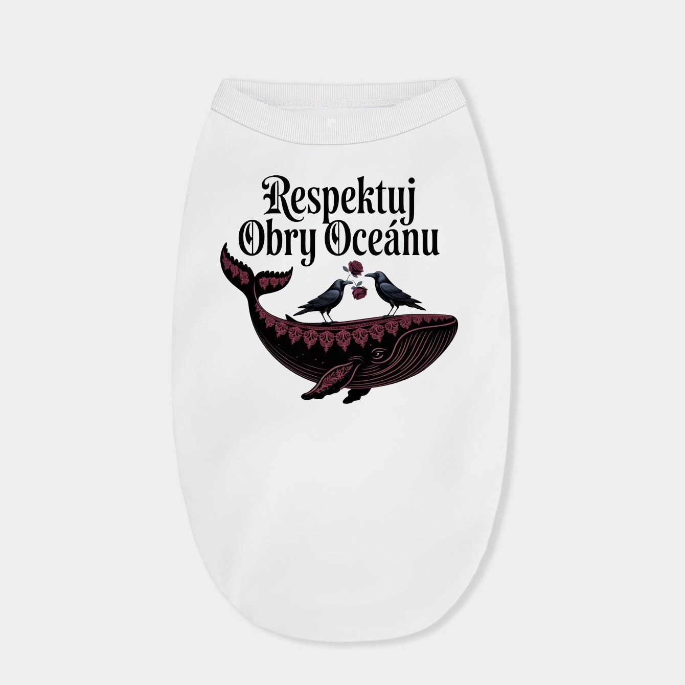 Gothic Whale of the Abyss Dog Shirt