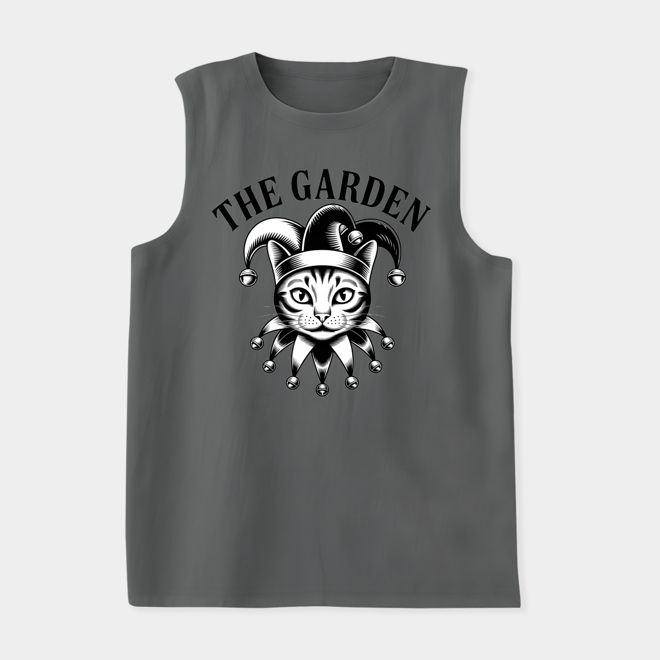 The Garden Jester Kitty Women's Soft Tank Top