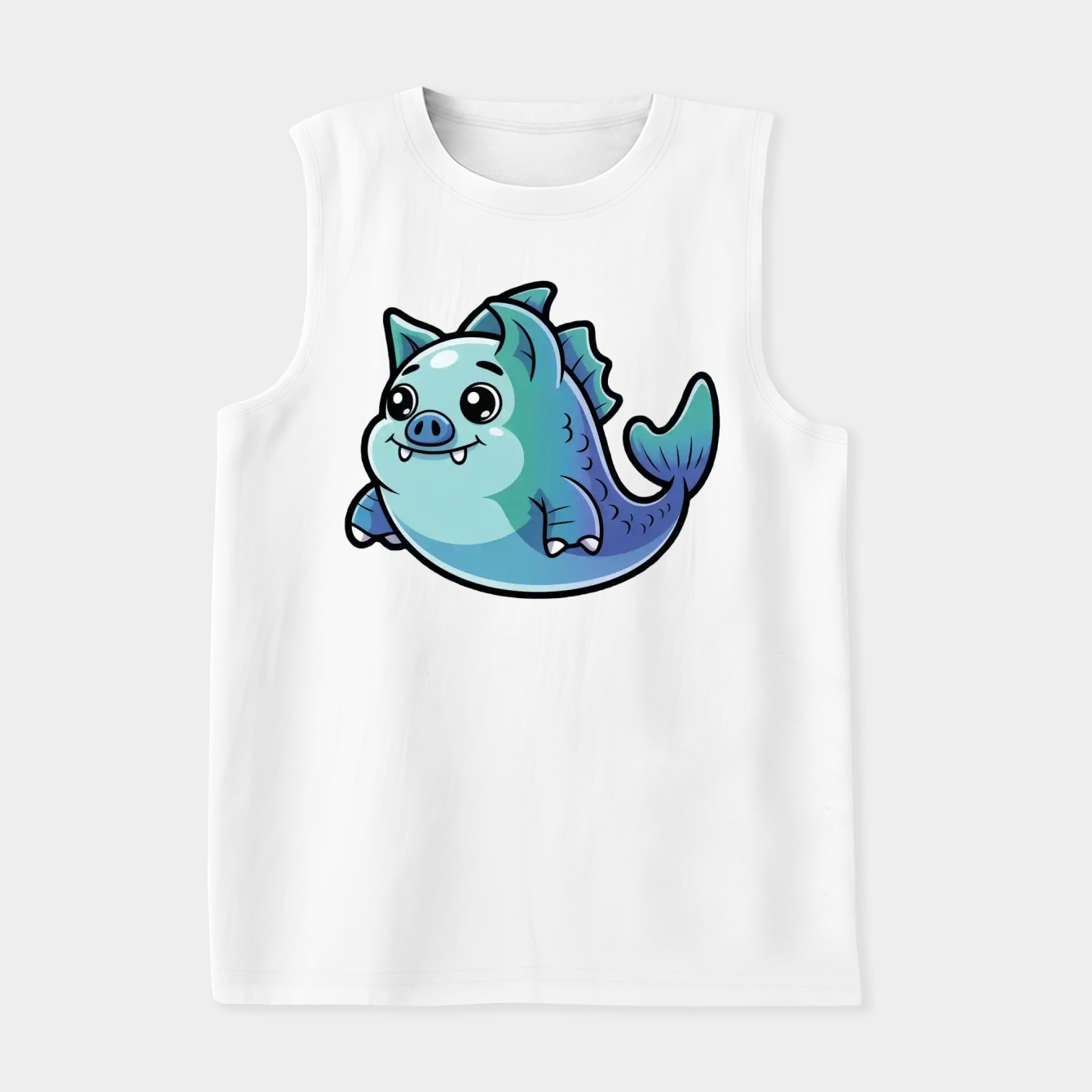 Duke Fishron Cute Women's Soft Tank Top