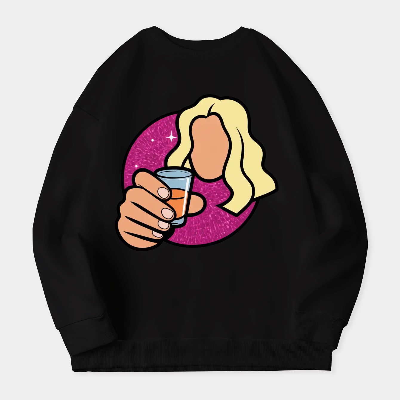 A drink for Bernadette Women's Crewneck Sweatshirt
