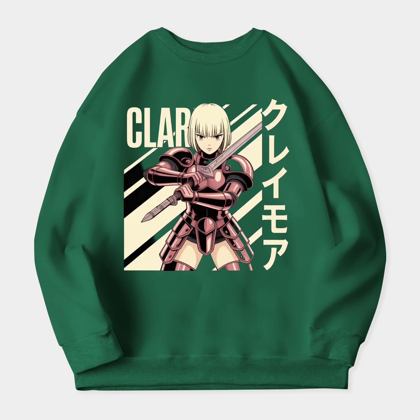 CLARE - Claymore Japanese Manga Women's Crewneck Sweatshirt