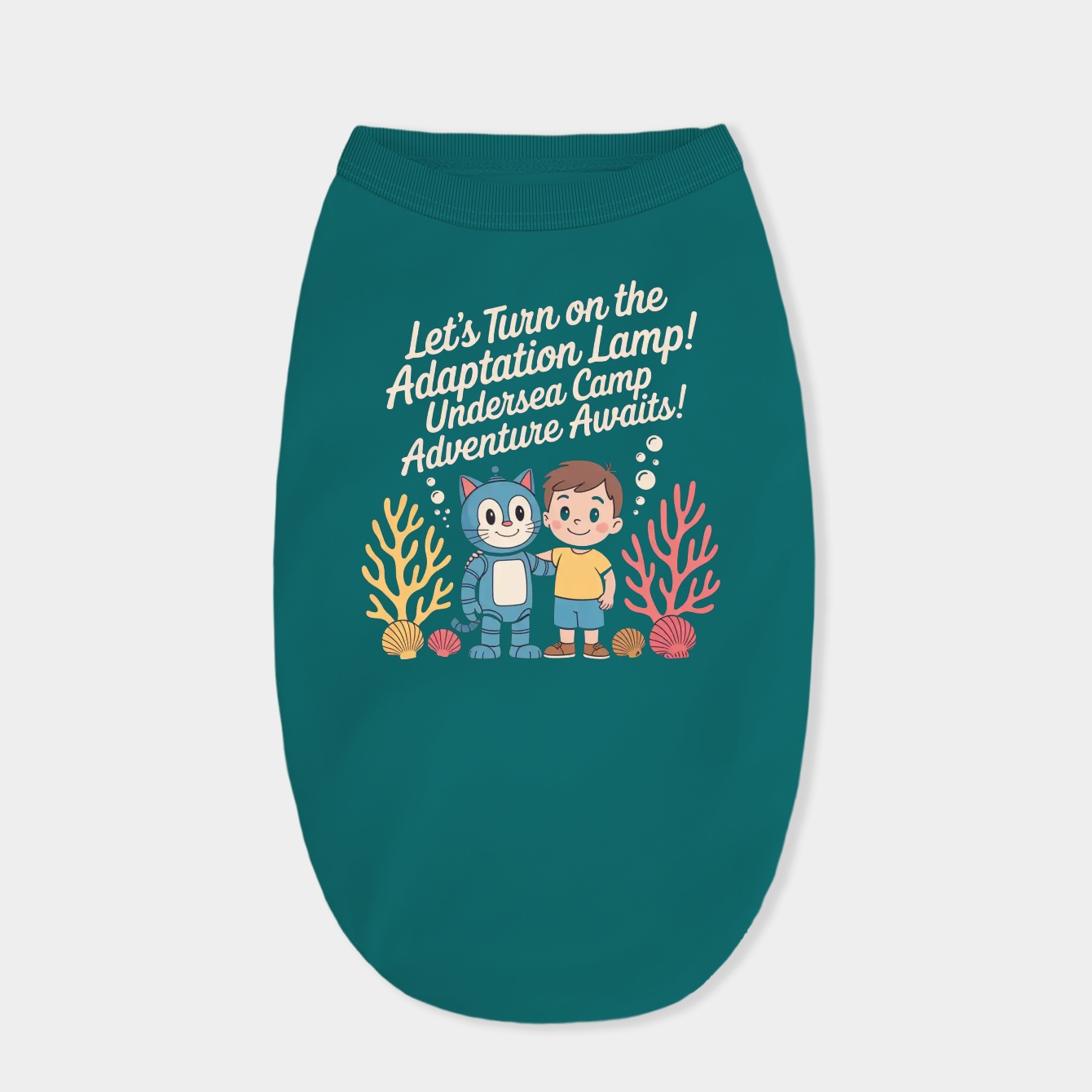 Undersea Camp Adventure Awaits Dog Shirt