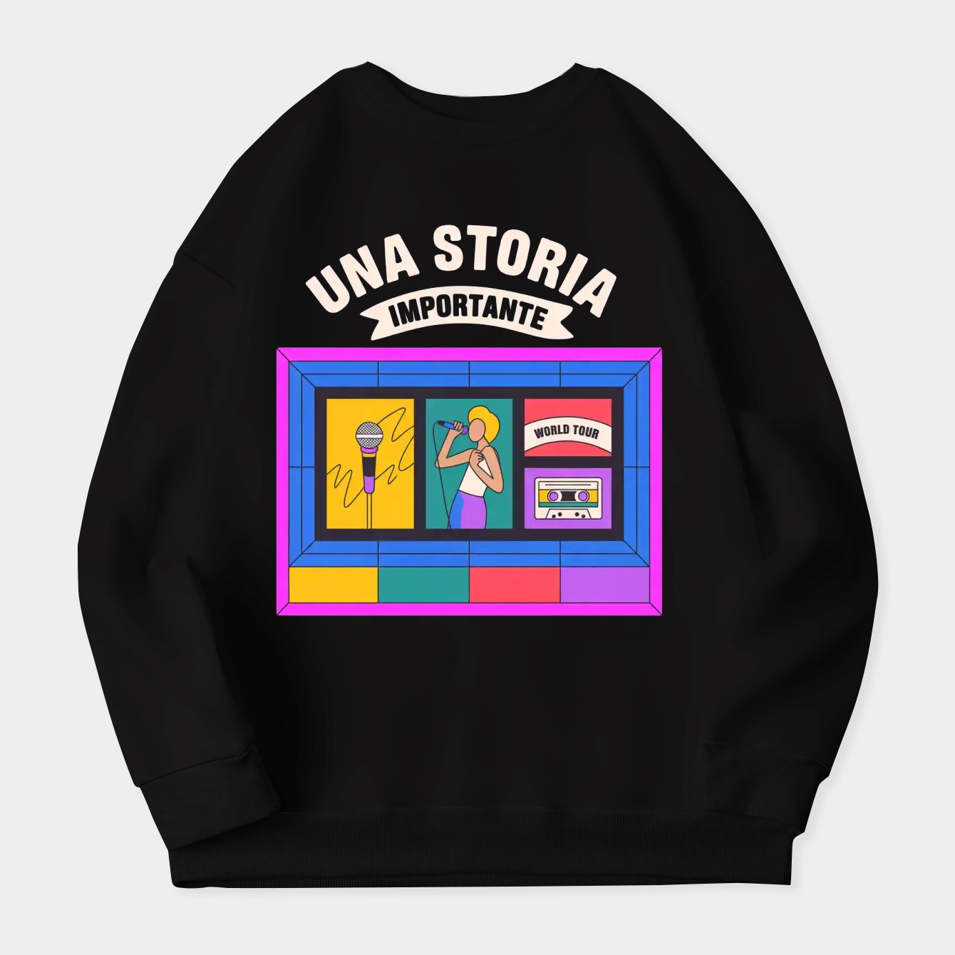 Una Storia Importante World Tour Women's Crewneck Sweatshirt