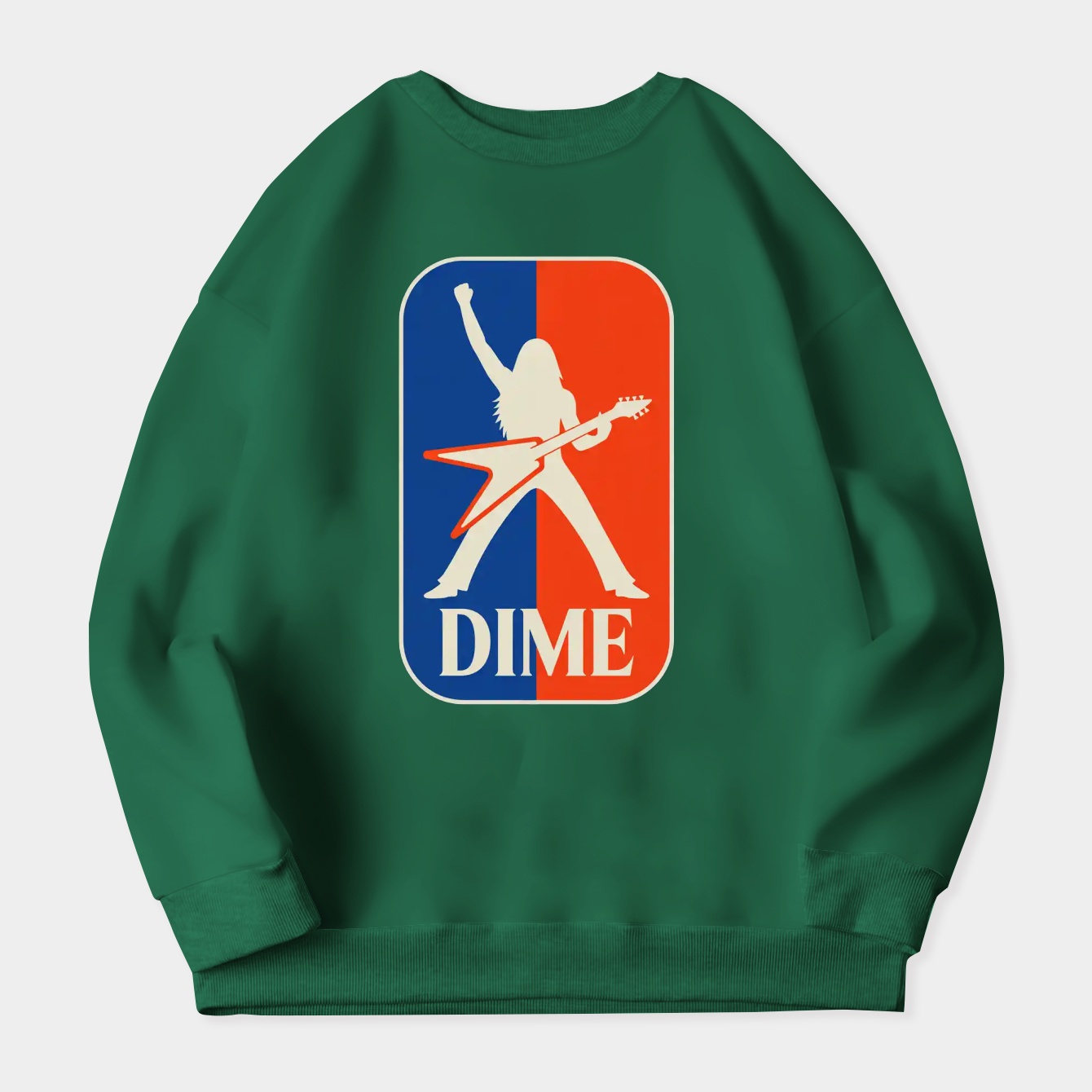 Dime Dimebag Darrell Sport Logo Women's Crewneck Sweatshirt