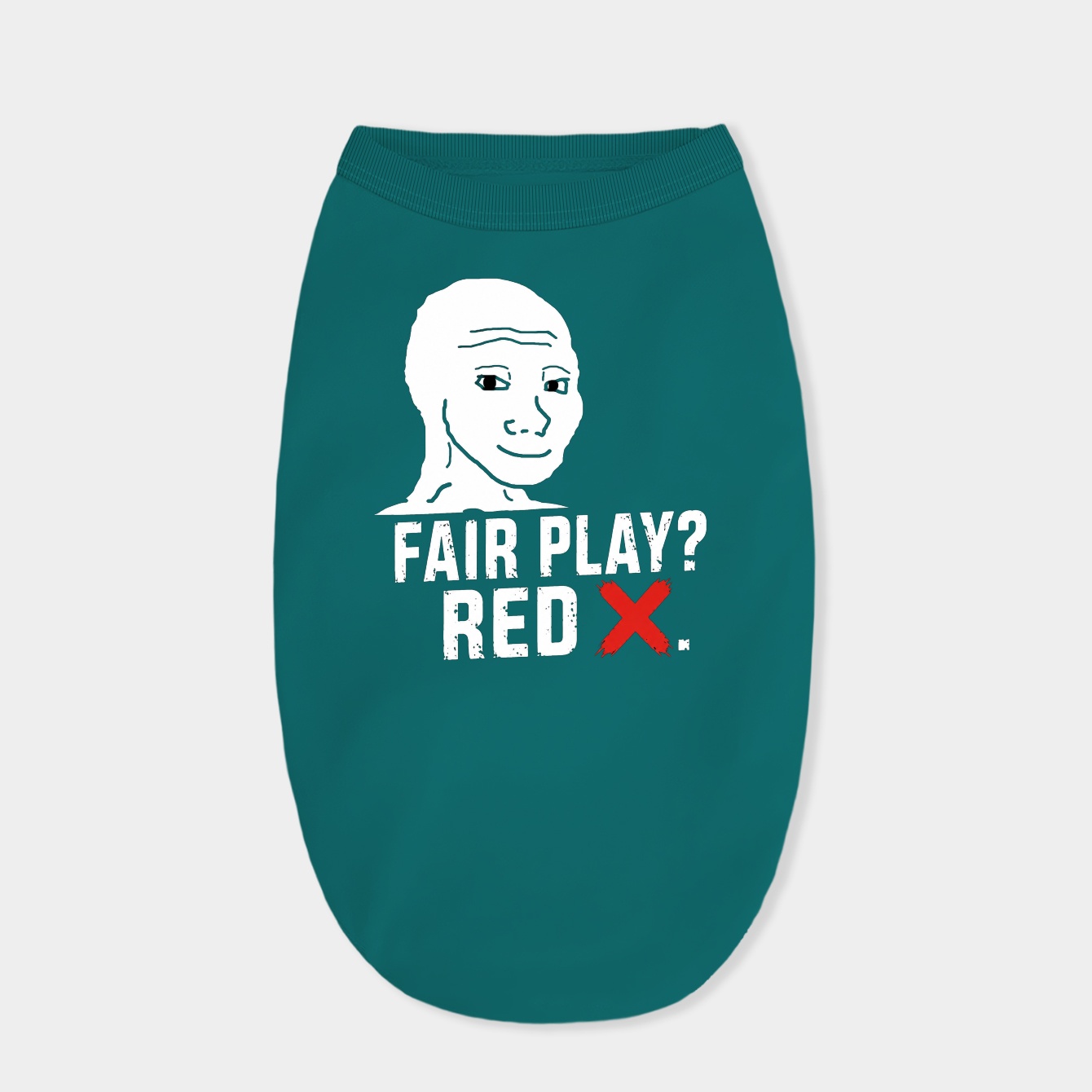 Dark Humor Clip Face Dog Shirt