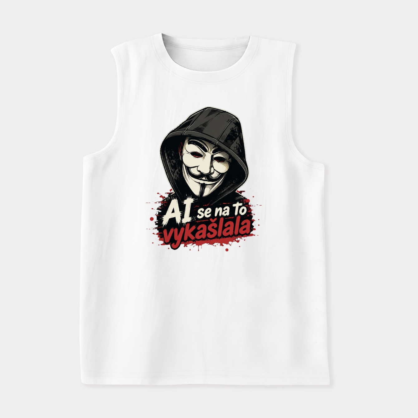 Dark Charcoal Mask Mode Women's Soft Tank Top
