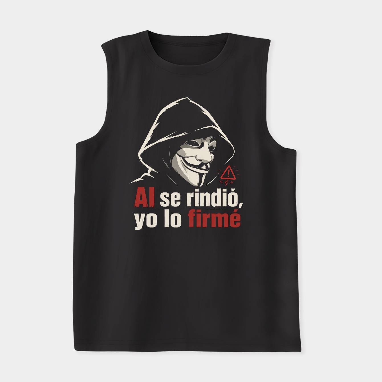 Hooded Mask Manifesto Women's Soft Tank Top